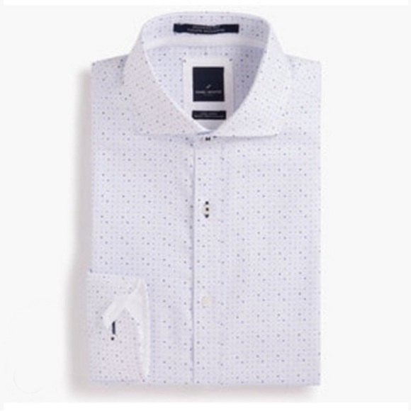 Daniel Hechter Other - DANIEL HECHTER tip top modern fit non-Iron dot print dress shirt